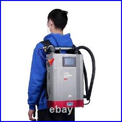 100W Backpack Laser Cleaning Machine Laser Rust Removal machine without Battery