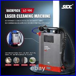 100W Backpack Laser Cleaning Machine Laser Rust Removal machine without Battery