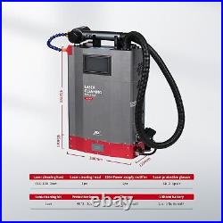 100W Backpack Pulse Laser Cleaning Machine Laser Rust Removal without Battery