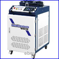 2000W Fiber Laser Cleaning Machine Remove Rust on the Frame or Body of Old Truck
