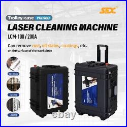 200W MAX Pulsed Laser Cleaning Machine for Metal Rust, oil stains, coating Removal