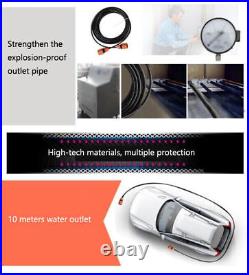 220V Electric High Pressure Car Wash Washer 12V Kit Water Pump Cleaning Machine