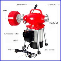 220V Electric Pipe Dredging Machine Kitchen Toilet Drain Cleaning Machine 45M Y