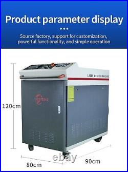 220V MAX 3000W Fiber Laser Cleaning Machine Laser Cleaner Oil/Paint/Rust Removal