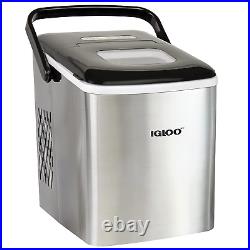 Automatic Self-Cleaning Portable Electric Countertop Ice Maker Machine with Hand