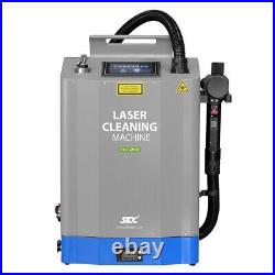 Backpack 200W Laser Cleaning Machine Rust Paint Laser Cleaner Battery Included
