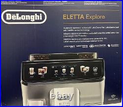De'Longhi Eletta Explore Automatic Espresso Machine ECAM45086S Silver