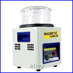 Electric Magnetic Polishing Machine Cleaning Deburring Jewelry Equipment 110V To