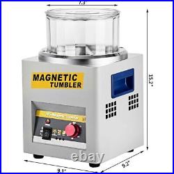 Electric Magnetic Polishing Machine Cleaning Deburring Jewelry Equipment 110V To