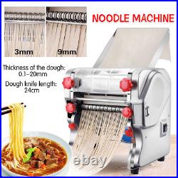 Electric Noodle Machine Dumpling Skin Pasta Press Maker Commercial Home 110V