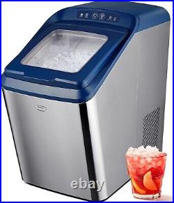 GEVI-GIMN-1102 Self Cleaning Quiet Compact Portable Nugget Ice Maker Machine