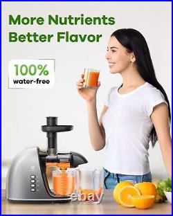 JoyBear Cold Press Juicer Machine Easy to Clean Slow Masticating Juicer Extract