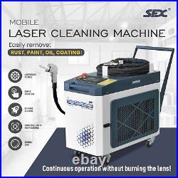 Laser Rust Remover 2000W Laser Cleaning Machine Oil Paint Removal Laser Cleaner