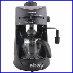 Morphy Richards 800-Watt New Europa Espresso and Cappuccino 4-Cup (Black)