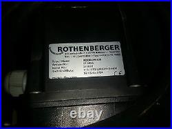 Rothenberger Rodrum 600 115v Electric Motor for Drain Snake Cleaning Machine