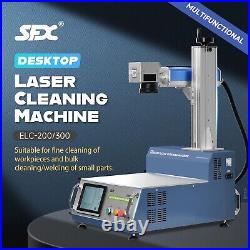 Rust Removal Laser Cleaning Machine 200W Desktop Pulse Laser Cleaner Welding