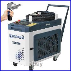 SFX 2KW Handheld Fiber Laser Cleaning Machine Free Ship Metal Rust Paint Removal