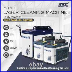 SFX Handheld 1000W Fiber Laser Rust Removal Paint/Oil Coating Cleaning Machine