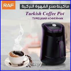 Turkish Coffee Maker Electric Machine Raf BPA Free 4 Cups Capacity Automatic