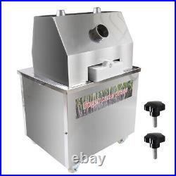 US 110V Electric Sugar Cane Ginger Juice Extractor Press Machine Stainless Steel